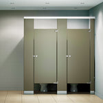 Global Partitions Solid Plastic Toilet Partition - Prestige Distribution