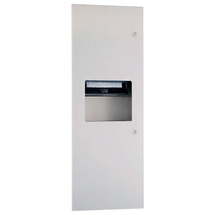 Gamco Recessed Towel Dispenser and Waste Receptacle Combination - Prestige Distribution