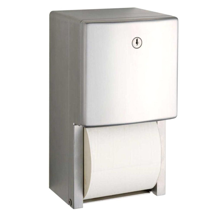 Bobrick B4288 ConturaSeries Toilet Paper Dispenser Multi-Roll Surface Mounted - Satin - Prestige Distribution