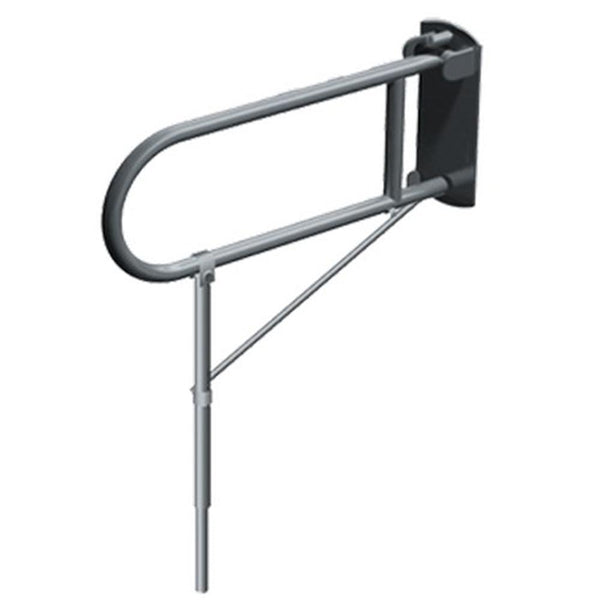 ASI 3420 Grab Bar Swing Up Exposed Flange - Satin - Prestige Distribution