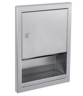 Gamco TD-4F Semi-Recessed Paper Towel Dispenser - Prestige Distribution